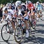 The main pack of riders following